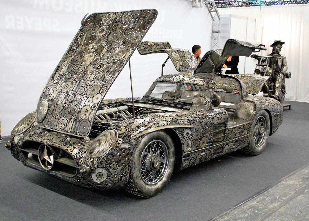 Сложно представить, что автомобиль создан из обычного металлолома 