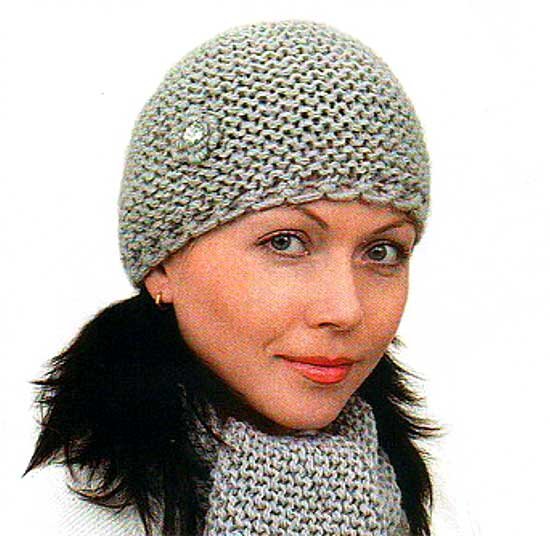 Комплект Очарование — шапка и шарф спицами triruki.ru/shapochka-i-sharf-ocharovanie.html