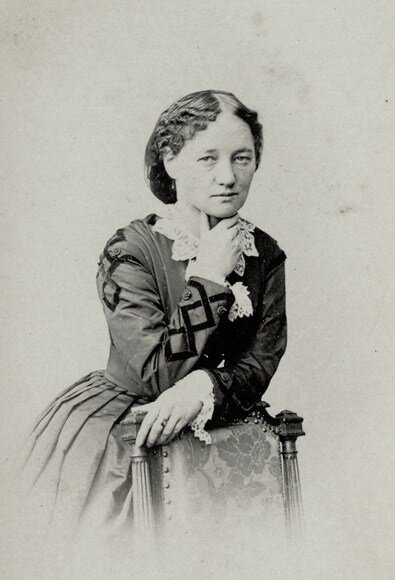 Анна Тютчева. Фотограф А. И. Деньер (1865)