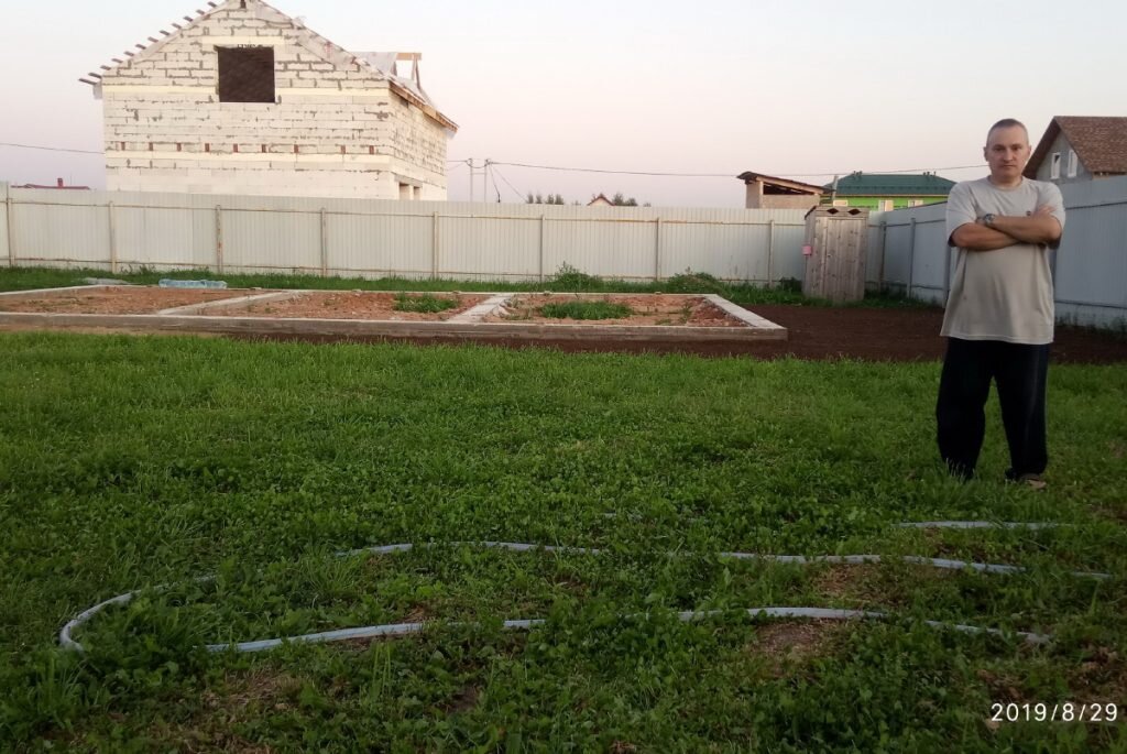 Фундамент дома.