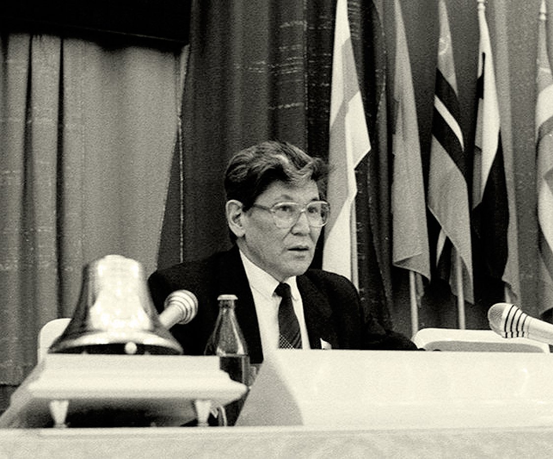 Председатель Совет Республики Верховного Совета СССР Ануар Алимжанов