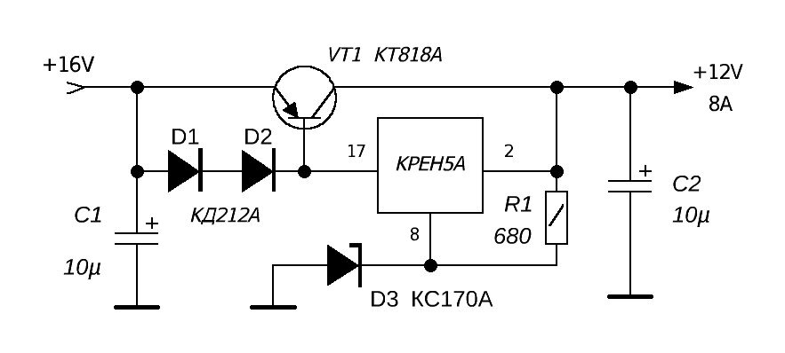 Крен 5 схема