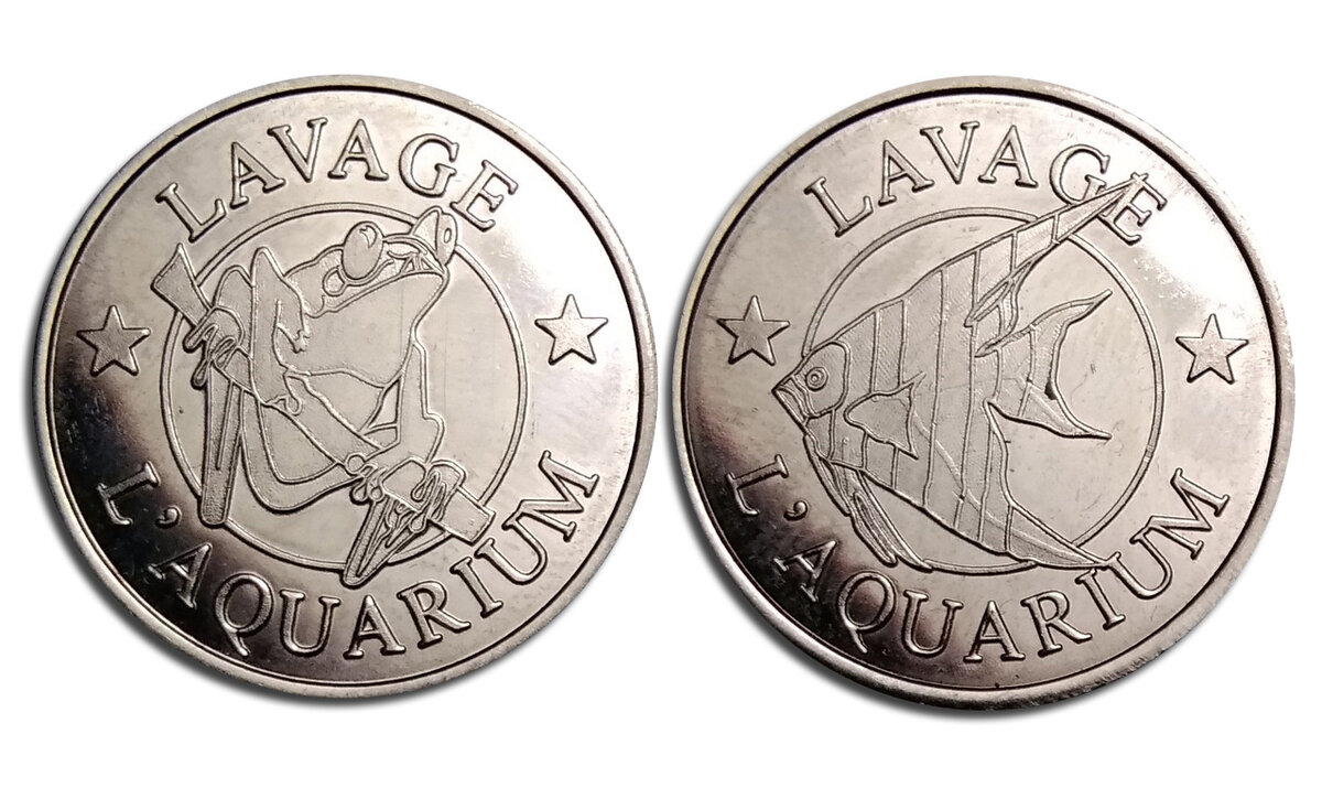 Автомоечный жетон.