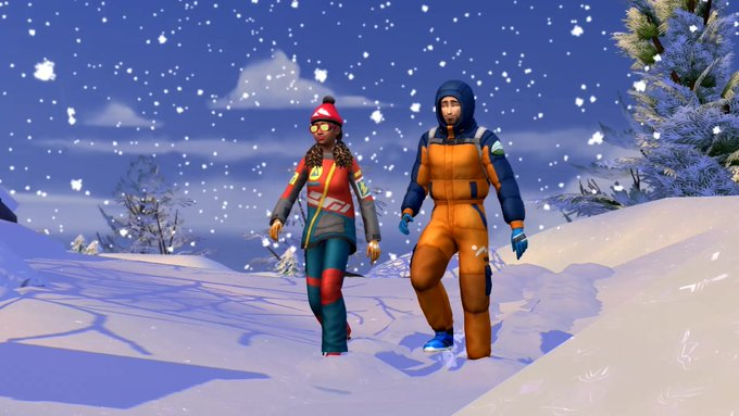 Объемный снег !