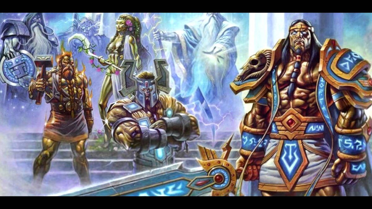 Пантеон. На переднем плане Саргерас.