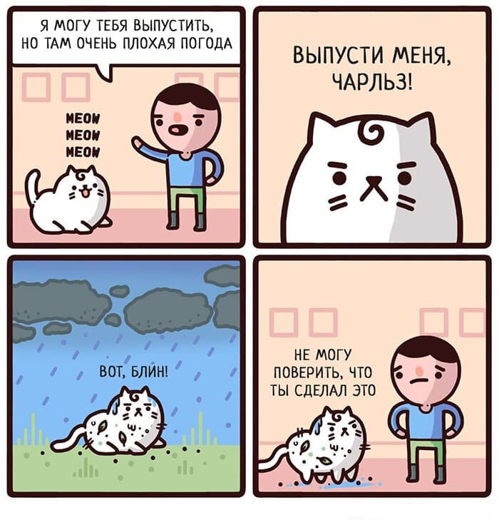 Комиксы про котов