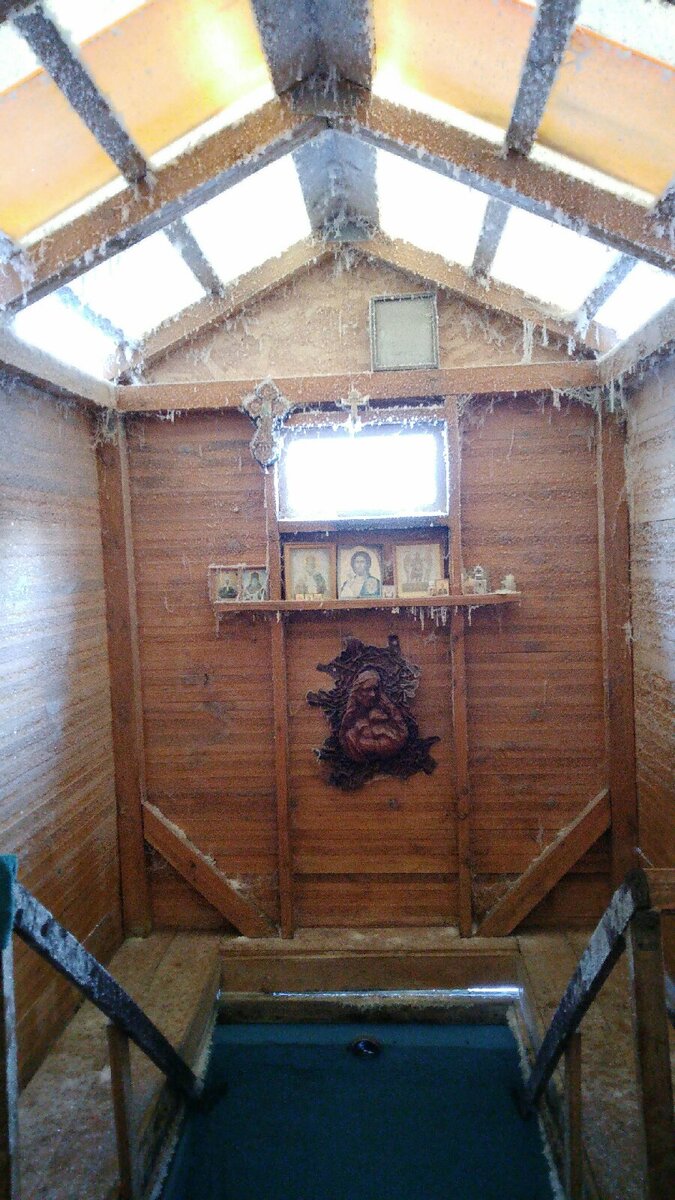 Купель зимой