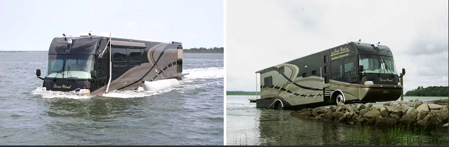 Terra Wind Motorhome в плавании