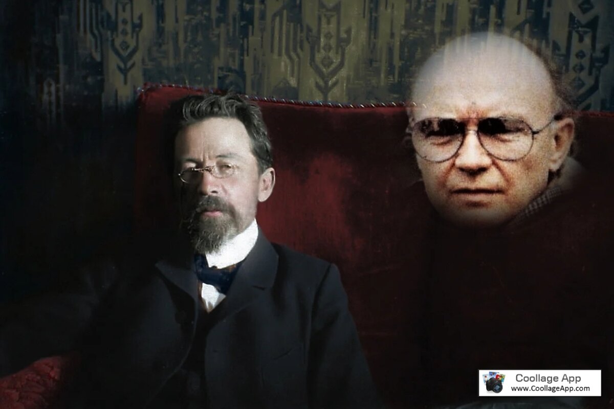 Чехов и Мягков. Ялта.