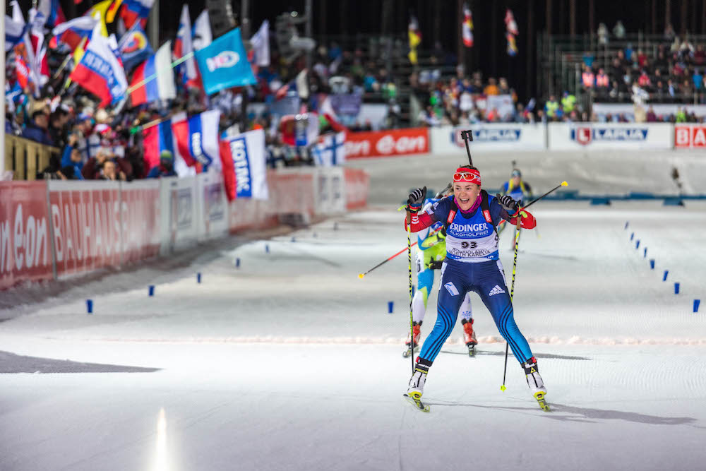 Чемпионат России биатлон женщины Екатерина Юрлова