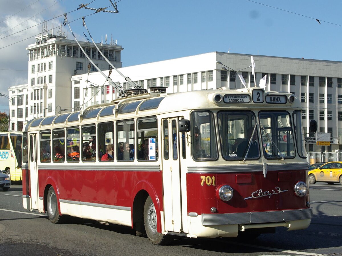 старые троллейбусы в москве