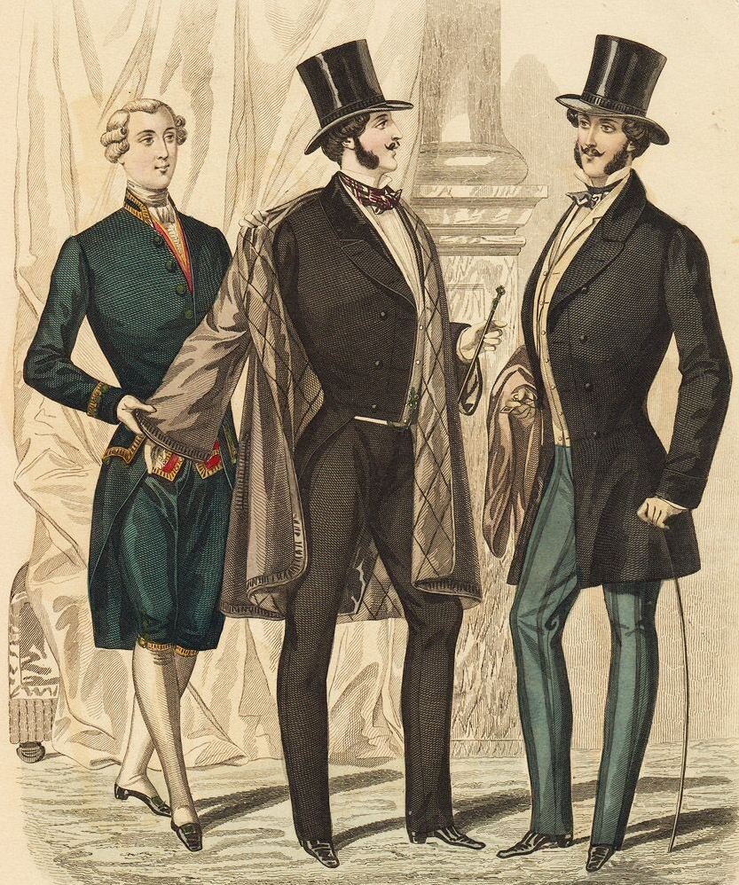 Одежда Денди 19 века