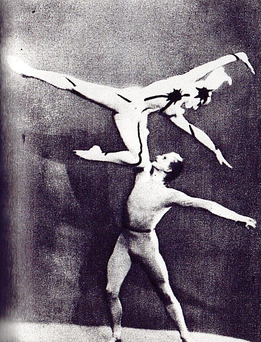 Комлева и Соловьев в балете "Далекая планета". Копия автора