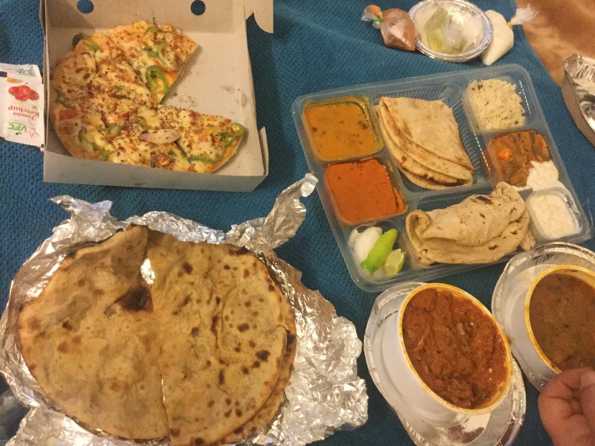 Индийское тали - всё остро... (фото автора)