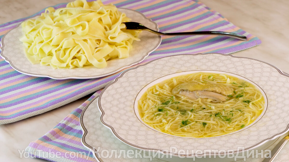 Лапша - дело тонкое! Необычный рецепт обычной лапши! Тесто для домашней лапши и пасты!