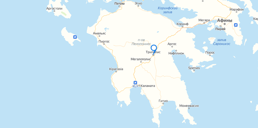 Греция. Полуостров Пелопоннес