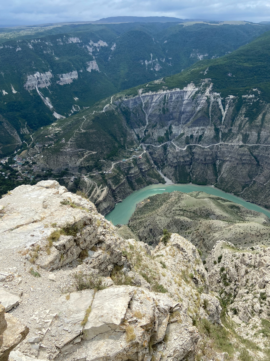 Смотровая на Сулакский каньон, поселок Дубки.