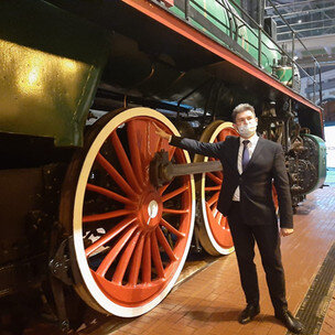 Паровоз конца 19 века