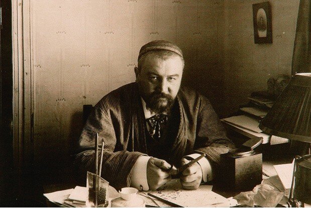 Куприн за работой, 1912 год. 