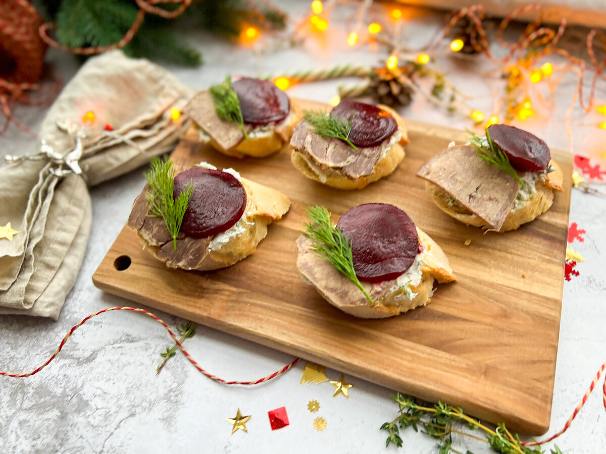 Бутерброды на новый год