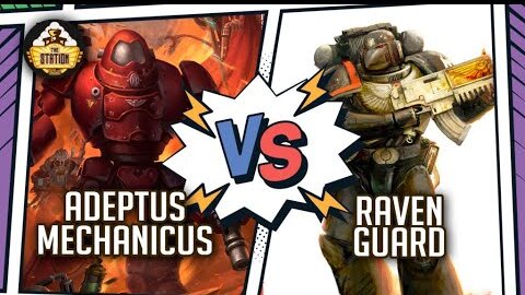 ADEPTUS MECHANICUS vs RAVEN GUARD I Репорт | 2000pts I Warhammer 40000