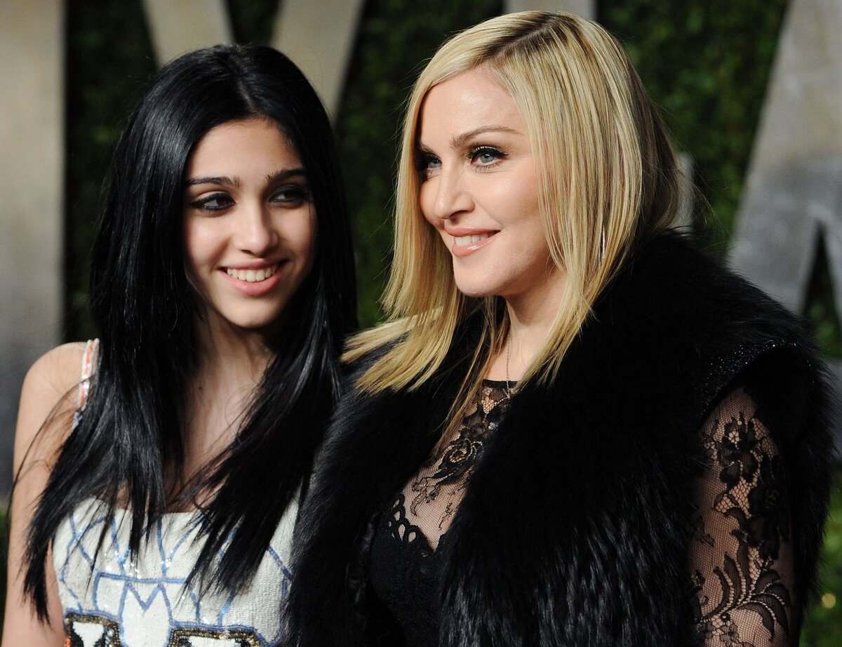 Мадонна и Лурдес Леон