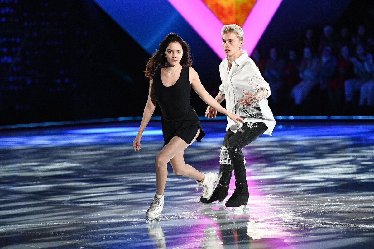 Евгения Медведева и Даня Милохин