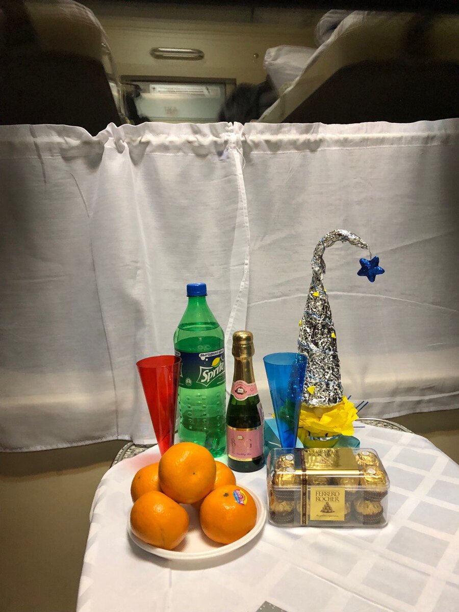 Наш новый год в поезде