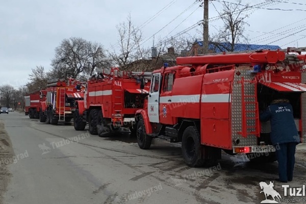 Фото с места ЧП tuzlovgrad.ru