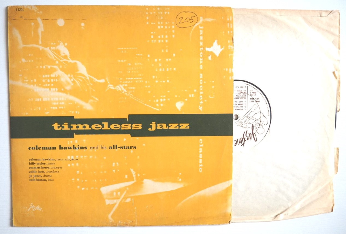 Альбом Коулмена Хокинса 'Timeless Jazz', выпущенный Jazztone в 1955 году