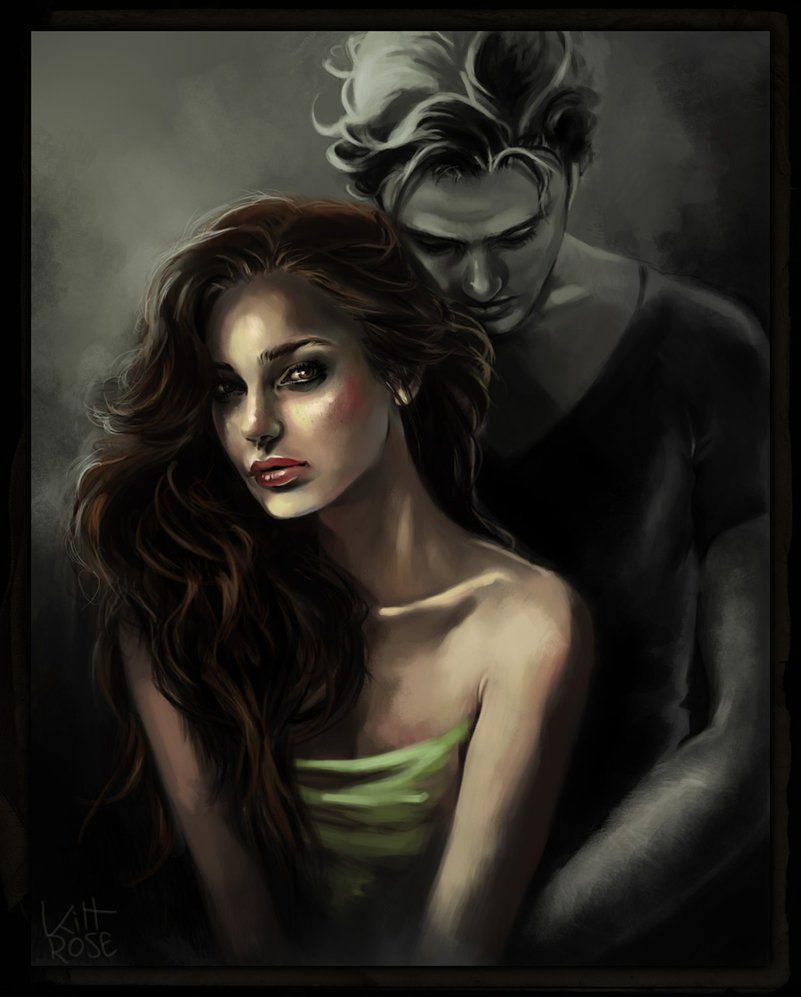 Сумрачная любовь. Драмиона. Мужчина и женщина фэнтези. Влюбленная ведьма. Ведьма и мужчина арт.