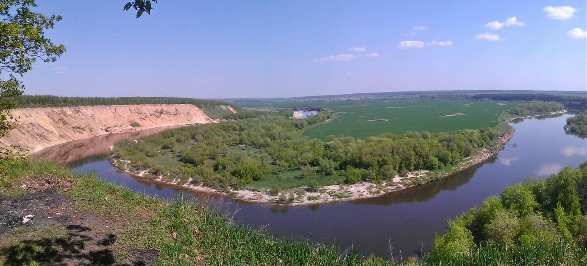 Здесь Дон поворачивает на 180°