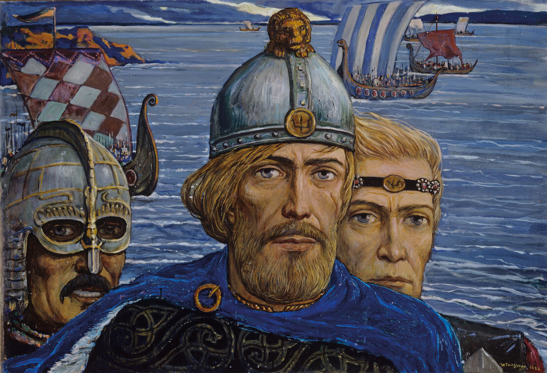 Рюрик, кисти Ильи Глазунова.