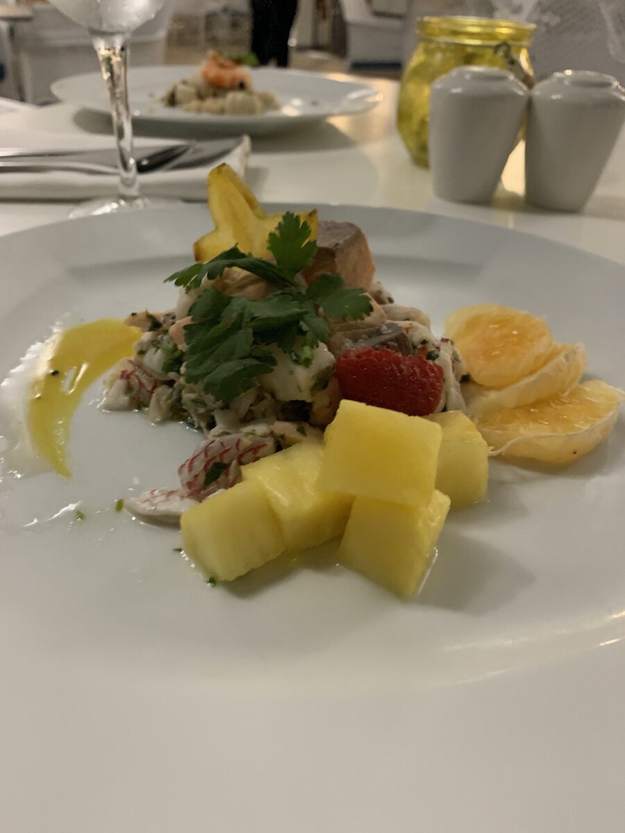 краб с ананасом 