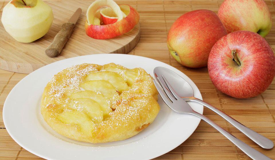 Яблочные оладьи.  Фото: globallookpress.com