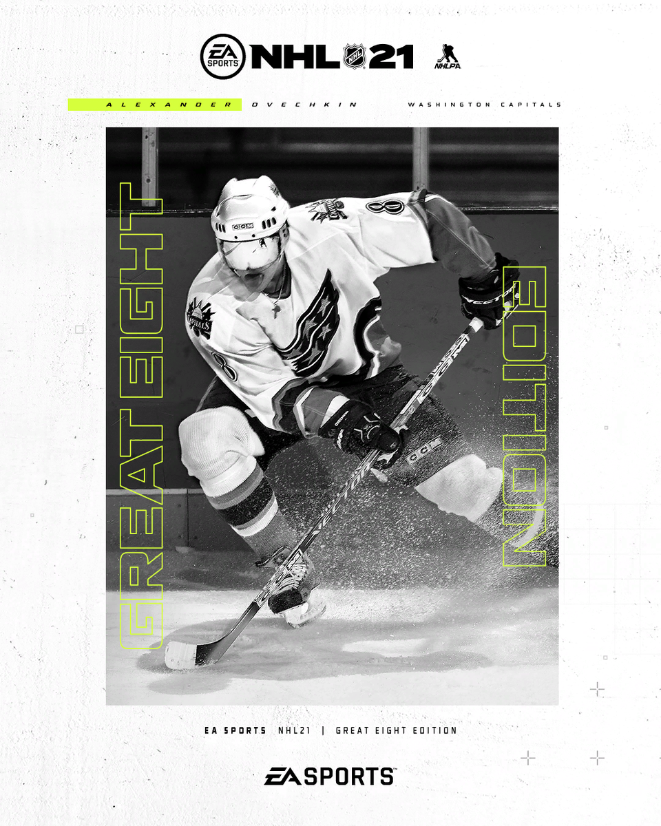 Александр Овечкин на обложке нового хоккейного симулятора NHL 21