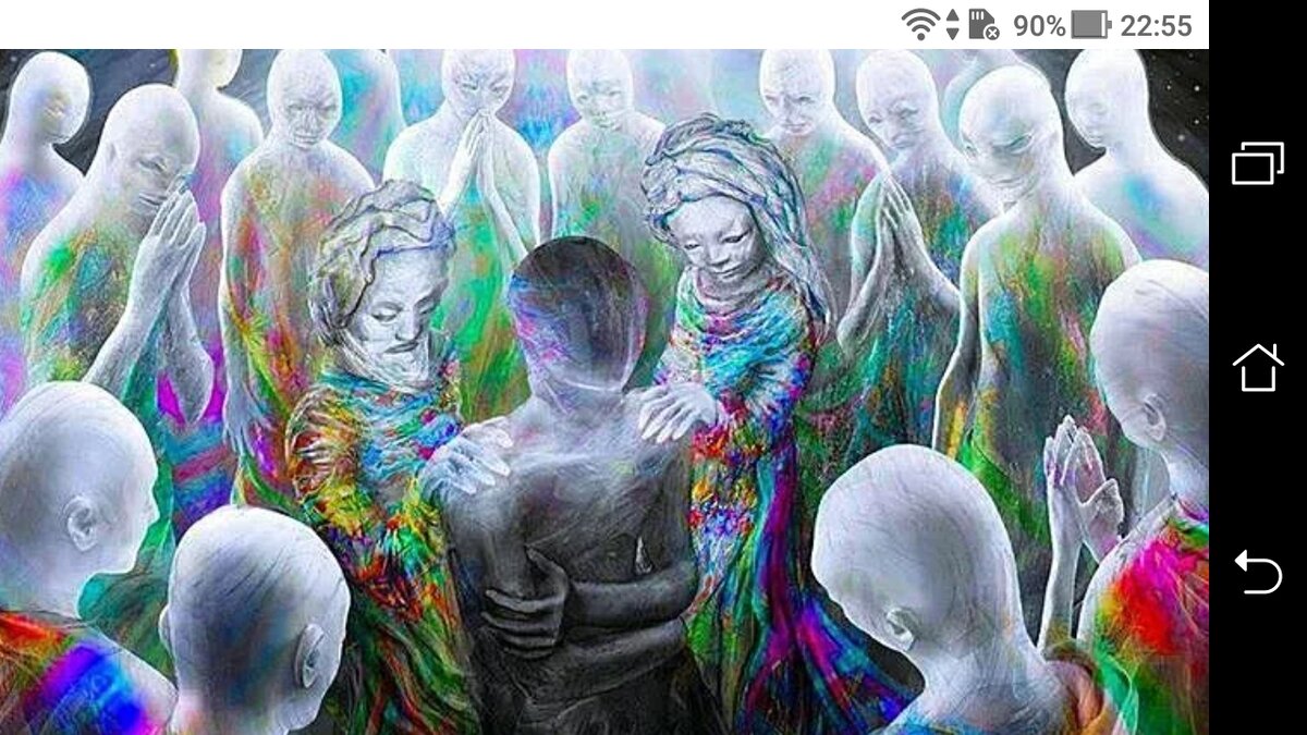 фото Души: родственное формирование ячеек среди людей - программных существ 4D