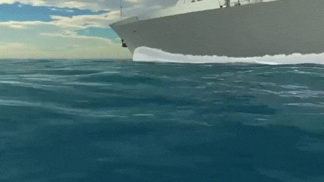 ГАС "Заря-2" (анимация).