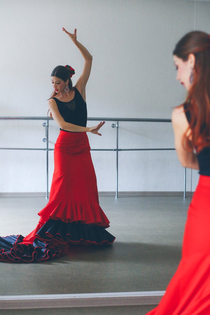 Нина Рубан, профессионал и прекрасная девушка, преподаватель школы Tribalexpert. Направление - фламенко.