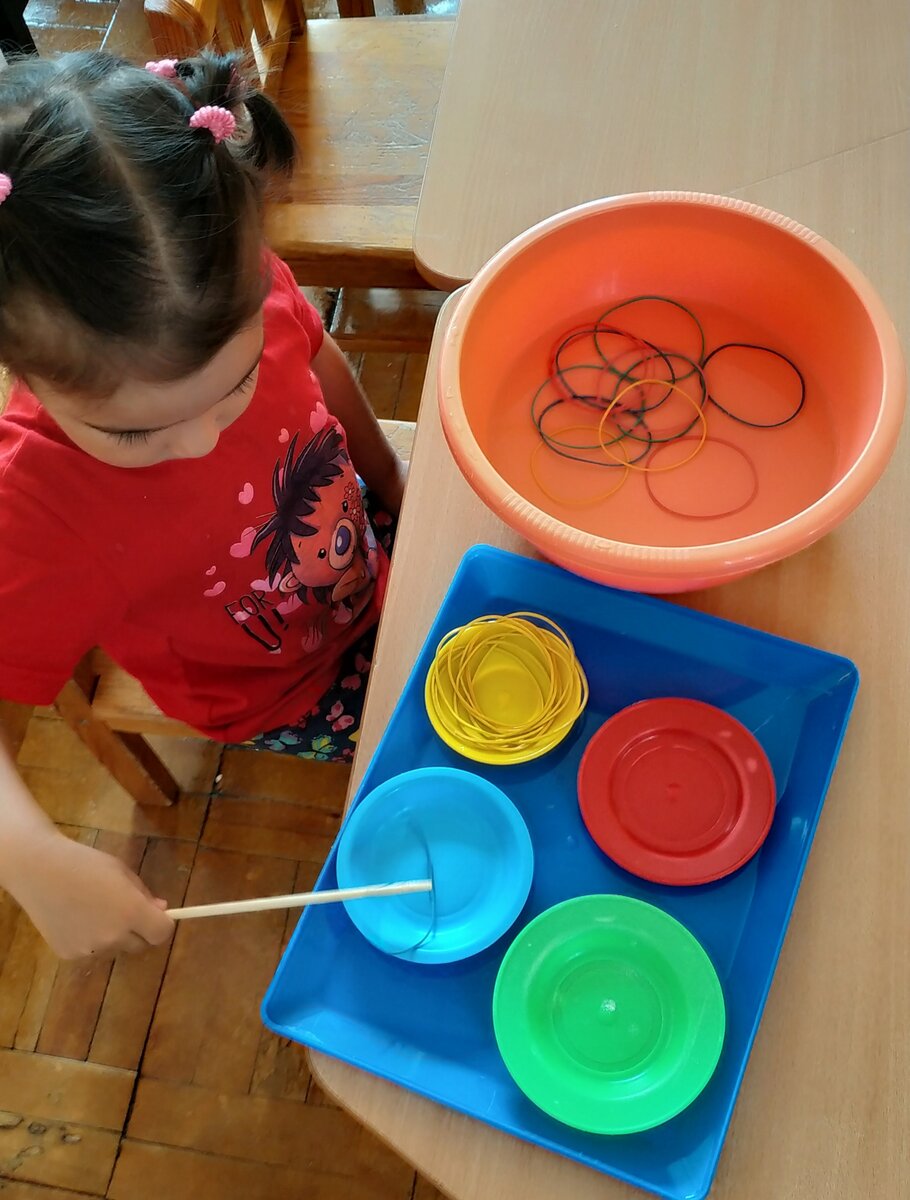 "Волшебные резиночки на воде"