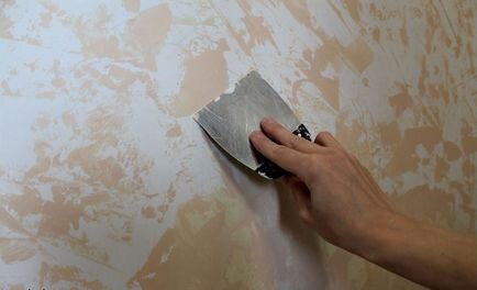 Покраска стен декоративной краской: фото, способы нанесения на видео