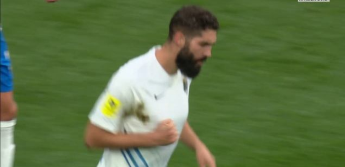 М.Мевля - автор мяча в ворота хозяев поля. Фото из интернета.