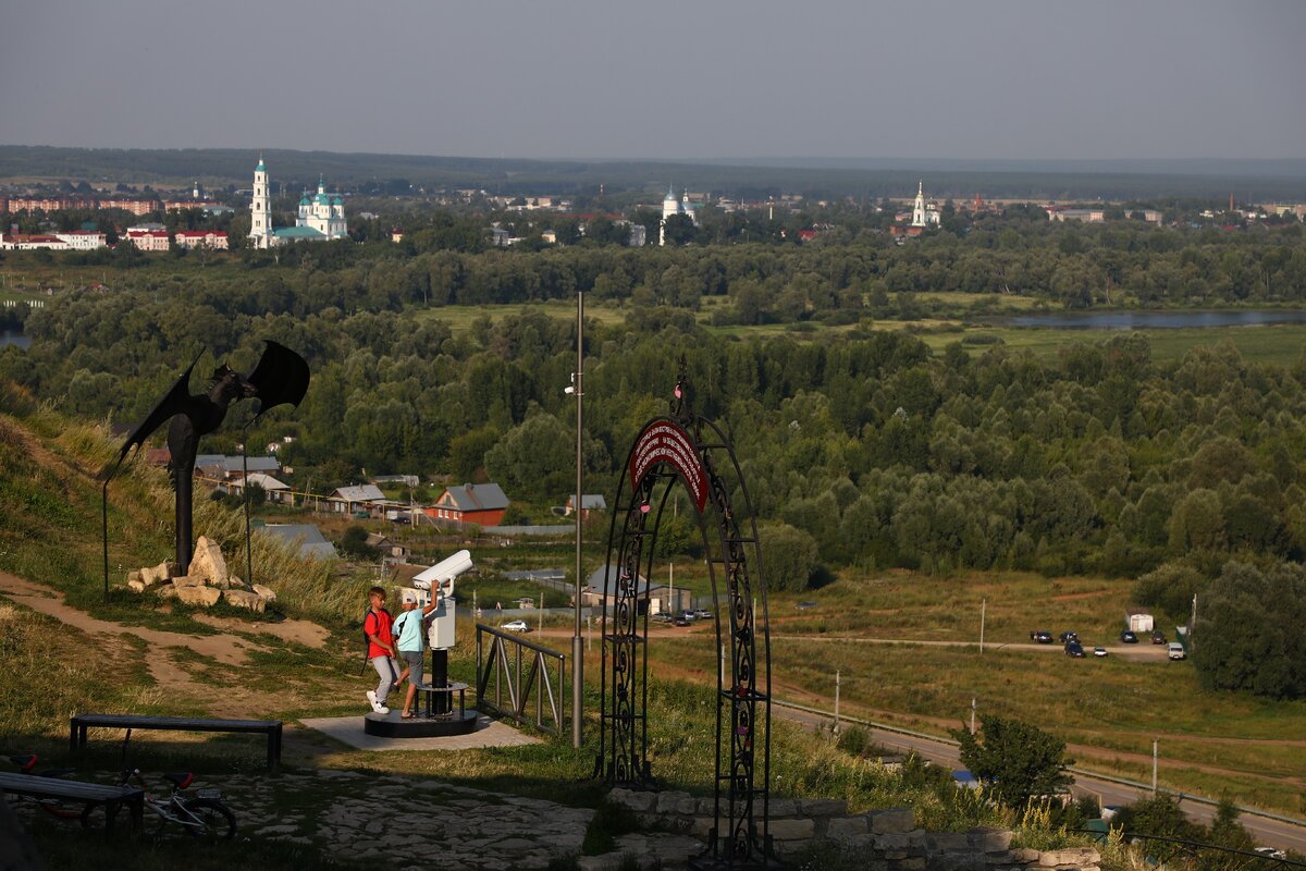 Елабуга. Вид на город с Чертова городища. Фото: Маргарита Гафурова