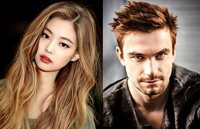 Южнокорейкая певица Jennie из группы BLACK PINK  и российский актёр Александр Петров