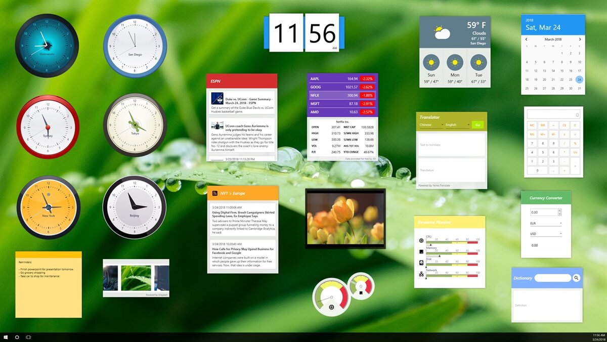 Гаджеты для рабочего стола Windows 10 | myWEBpc | Дзен