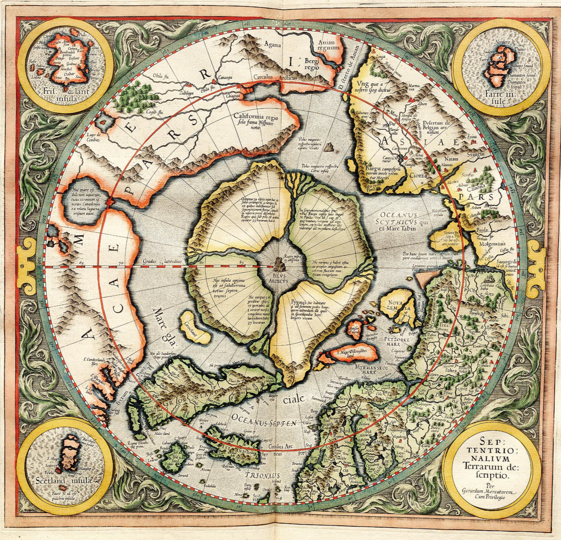 Атлас из книги Меркатора