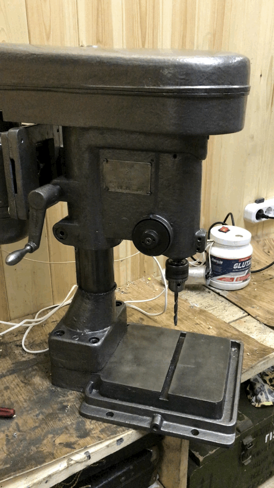 Сверлильный станок 2А106 после восстановления