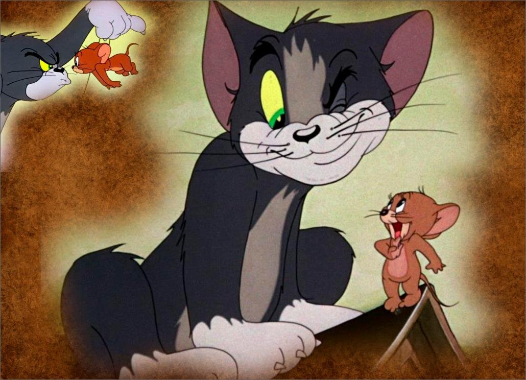 Коллаж автора - «Том и Джерри»