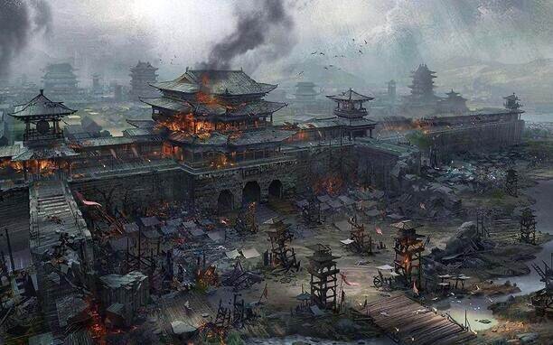 Над полем боя
  Солнца диск взошел,
Опять на смертный бои
  Идут солдаты.
Здесь воздух
  Неподвижен и тяжел,
И травы здесь
  От крови лиловаты.
И птицы
  Человечину клюют,
Так обжираются –
 Взлететь не в силах.
Те, кто вчера
  С врагами бились тут,
Сегодня под стеной
 Лежат в могилах.
Но беззаветных воинов
  Семья
Еще бесчисленна
  В краю туманов...
...Далеких жен
  Мужья и сыновья
Сражаются
  Под грохот барабанов.