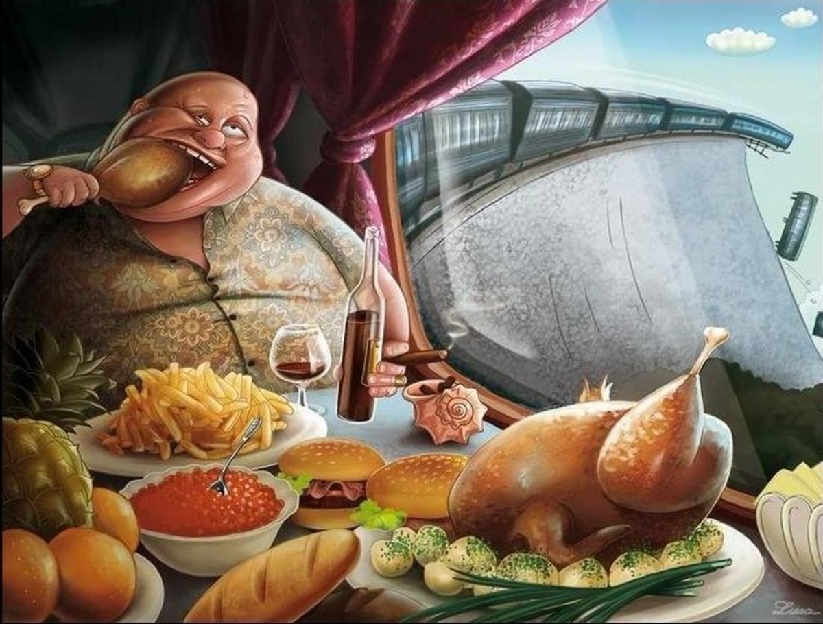 Прости Господи, 4 Поста в году мы не посвящаем Богу, Ангелу не посвящаем, посвящаем только бесу чревообъядения, каемся. Прости, любим пищу в удовольствие, наслаждение питаемся, любим солёную, кислую, жареную, острую пищу – всё это извращённая наша с вами плоть, которая душу тащит в плен, в ад. Каемся в этих грехах, если плоть наша извращённая.